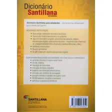 Livro Dicionario Santillana P Est Ed4 Foto mini 3