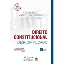 Livro Direito Constitucional Descomplicado Ed 21ª 2022 Foto mini  2
