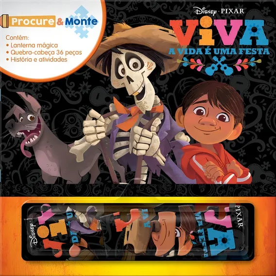 Livro Disney Procure E Monte - Viva A Vida E Uma Festa Com L Foto 1