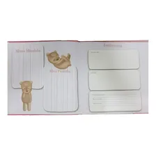 Livro Do Bebe Menina Girafinha Com 34 Folhas Rosa Tilibra Foto mini 2