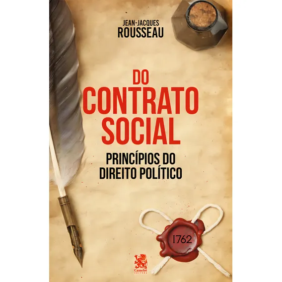 Livro Do Contrato Social De Rousseau Jean-jacques Edição 1 2024 Editora Camelot Foto 1