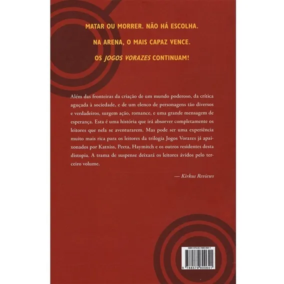 Livro Em Chamas - Jogos Vorazes Foto 1