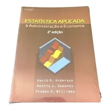 Livro Estatística Aplicada À Administração E Economia Lacrado Foto mini 1