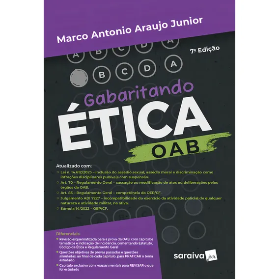Livro Gabaritando Ética - 2024, De Marco Antonio Araujo Junior (coordenador)., Vol. 1. Editorial Saraiva, Capa Mole, Edição 7 Em Português, 2024 Foto 1