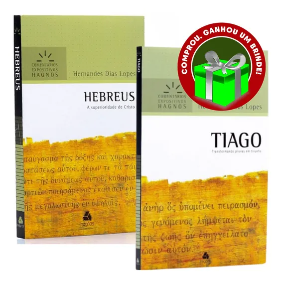 Livro Hebreus +tiago Expositivo Hernandes D Lopes Foto 1