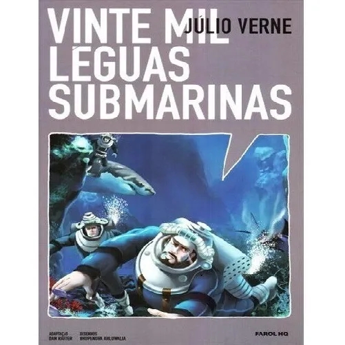 Livro Hq - Vinte Mil Leguas Submarinas Foto 1