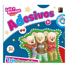 Livro Infantil 3 Porquinhos E Brinque Com Adesivos Foto mini 1