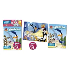 Livro Infantil Gigante Looney Tunes Com Quebra Cabeça E Cd Foto mini 1