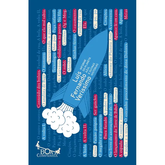 Livro Informe do planeta azul E outras histórias de Luis Fernando Veríssimo Editora Boa Companhia capa mole em português 2018 Foto 1