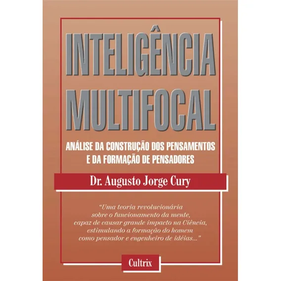 Livro Inteligência multifocal de Cury Augusto editora Cultrix capa mole em português 2010 Foto 1