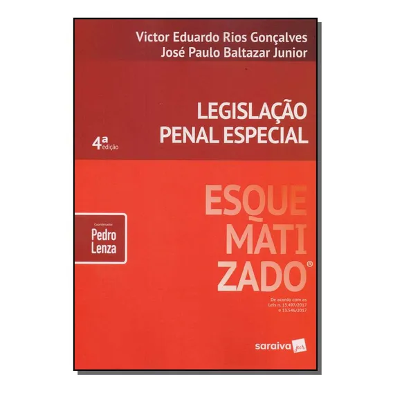 Livro Legislação Penal Especial Esquematizado - 4º Edição Foto 1