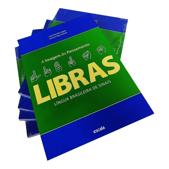 Livro Libras Ilustrado Lingua Brasileira De Sinais Imagem Foto 1