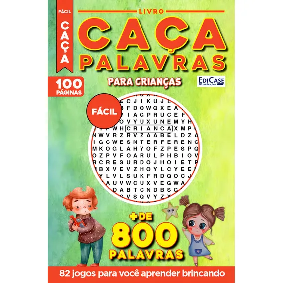 Livro Livro Caca Para Crianças  Livro Livro Caca Para Crianças , De Edicase Publicações. Editora Edicase Gestao De Negocios Eireli, Capa Capa Comum Em Português, 2022 Foto 1