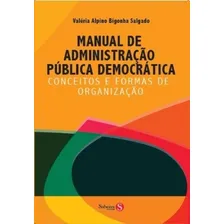Livro Manual De Administração Pública Democrática Foto  mini 1