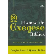 Livro Manual De Exegese BĂblica | Gordon D. Fee E Douglas Stuart Foto mini 1