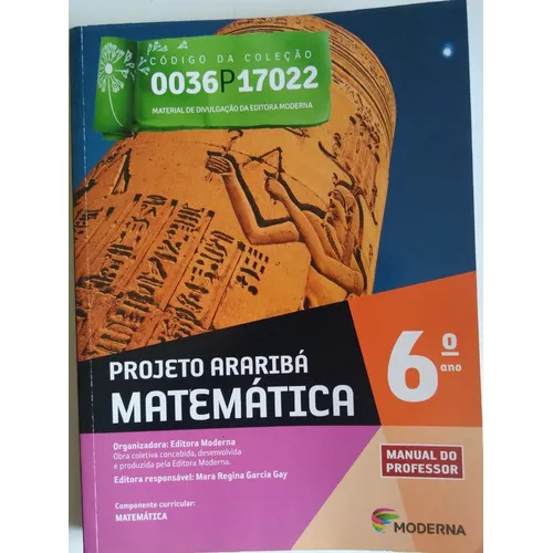 Livro - Matemática - Projeto Araribá - 6º Ano - Professor Foto 1