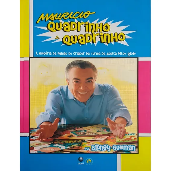 Livro Mauricio Quadrinho A Quadrinho Sidney Gusman Foto 1