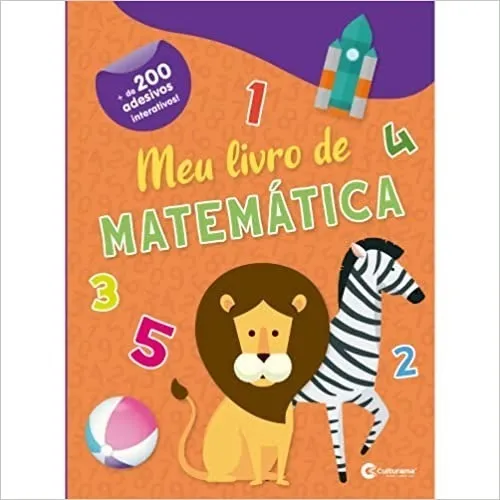 Livro Meu Livro De Matemática Culturama Com 200 Adesivos Foto 1