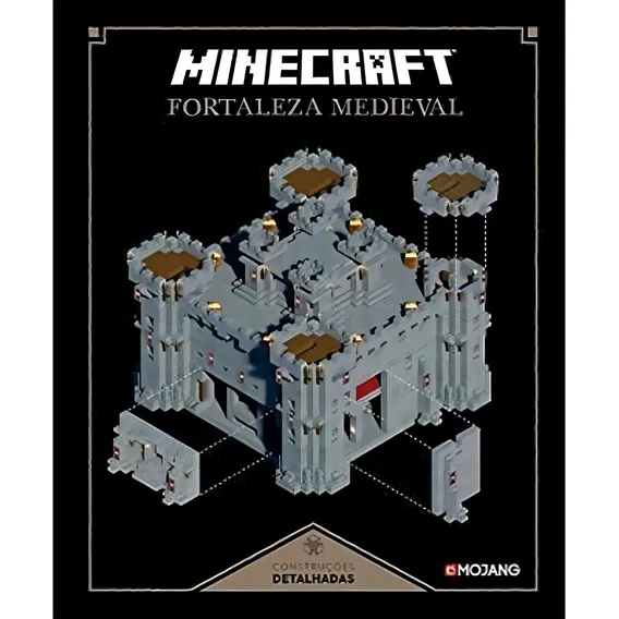 Livro Minecraft Fortaleza Medieval Foto 1