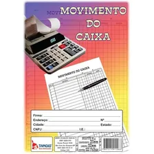 Livro Movimento Caixa Pequeno 100 Fls C/5 Unidades Tamoio Cor Branco Foto  mini 1