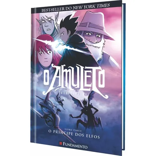 Livro O Amuleto 5: O PrÃncipe Dos Elfos - Kazu Kibuish Foto 1