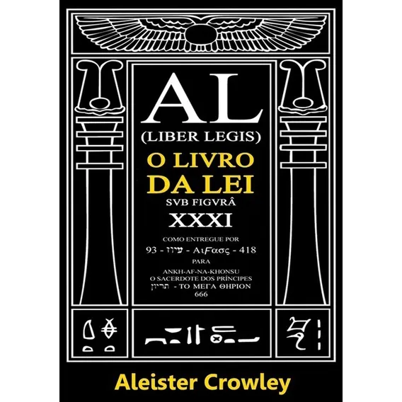 Livro O Livro Da Lei - Aleister Crowley Foto 1