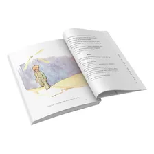 Livro O pequeno príncipe brilha no escuro e miolo colorido capa mole Foto mini  3