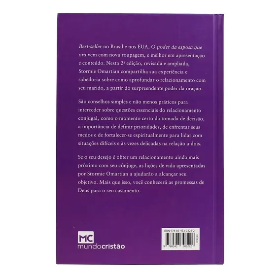 Livro: O Poder Da Esposa Que Ora | Stormie Omartian Foto 1