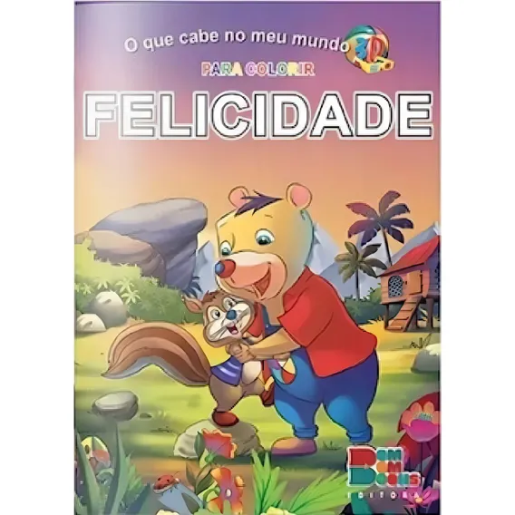 Livro O Que Cabe No Meu Mundo 3d: Felicidade Foto 1