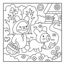 Livro Para Colorir Cute Buddies Magic 48 Páginas Foto mini 2