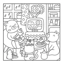 Livro Para Colorir Cute Buddies Magic 48 Páginas Foto mini 3