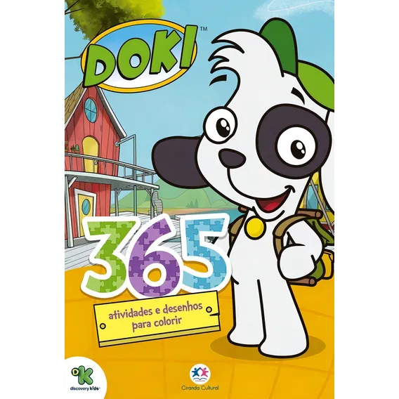 Livro Para Colorir Infantil - Doki 365 Atividades E Desenhos Foto 1