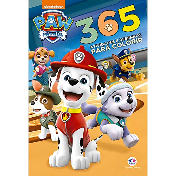 Livro Patrulha Canina - 365 Atividades E Desenhos P/ Colorir Foto 1