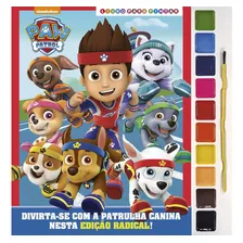 Livro Patrulha Canina Livro Para Pintar Com Aquarela: Livro Patrulha Canina Livro Para Pintar Com Aquarela, De On Line A. On Line Editora, Capa Livro Brochura, Edição 6 Em Português, 2022 Foto  mini 1