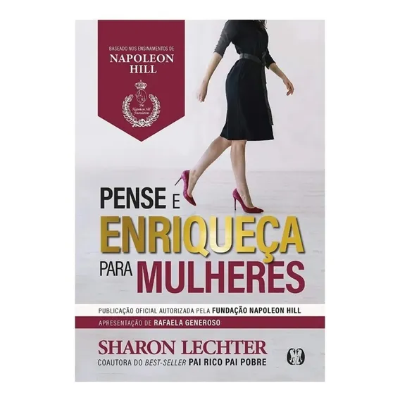 Livro Pense E Enriqueça Para Mulheres - Sharon Lechter Foto 1