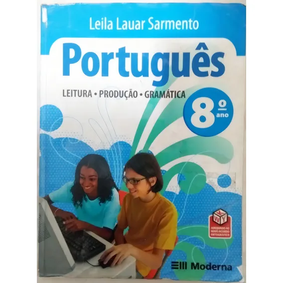 Livro Português Leitura Produção Gramática 8º Ano Foto 1
