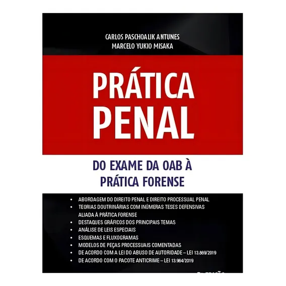 Livro Prática Penal: Do Exame Da Oab À Prática Forense 2020 Foto 1