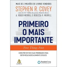 Livro Primeiro O Mais Importante Foto  mini 1