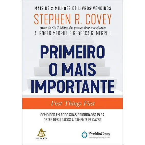 Livro Primeiro O Mais Importante Foto 1