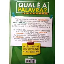 Livro Qual É A Palavra? Almanaque Editora Escala Foto mini 1