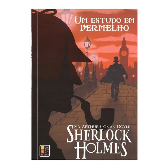 Livro Sherlock Holmes - Um Estudo Em Vermelho Foto 1