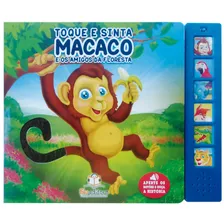 Livro sonoro com toque e sinta: Macaco, de Blu Editora. Editorial Blu Editora Ltda em português, 2014 Foto mini 1