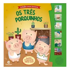 Livro Sonoro Os Três Porquinhos Infantil Capa Dura Culturama Foto mini 1