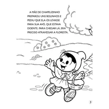 Livro Tm - Classicos Para Colorir - Chapeuzinho Vermelho Foto mini 3