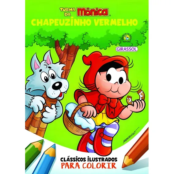 Livro Tm - Classicos Para Colorir - Chapeuzinho Vermelho Foto 1