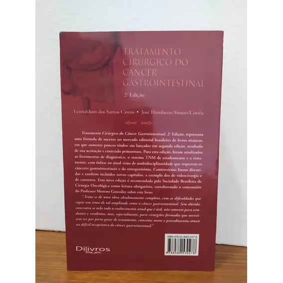 Livro: Tratamento Cirurgico Do Cancer Gastrointestinal Foto 1