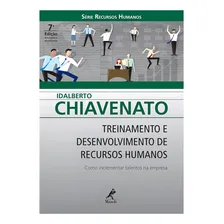 Livro Treinamento E Desenvolvimento Chiavenato, Idalbe Foto mini 1