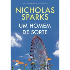 Livro Um homem de sorte de Sparks, Nicholas Editora Arqueiro capa mole em português 2018 Foto mini 1