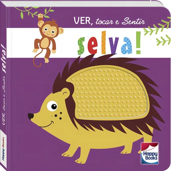 Livro Ver Tocar E Sentir Selva De Mammonth World Edição 1 2022 Português Happy Books Foto 1