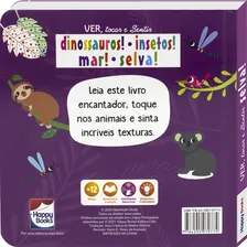 Livro Ver Tocar E Sentir Selva De Mammonth World Edição 1 2022 Português Happy Books Foto mini  3